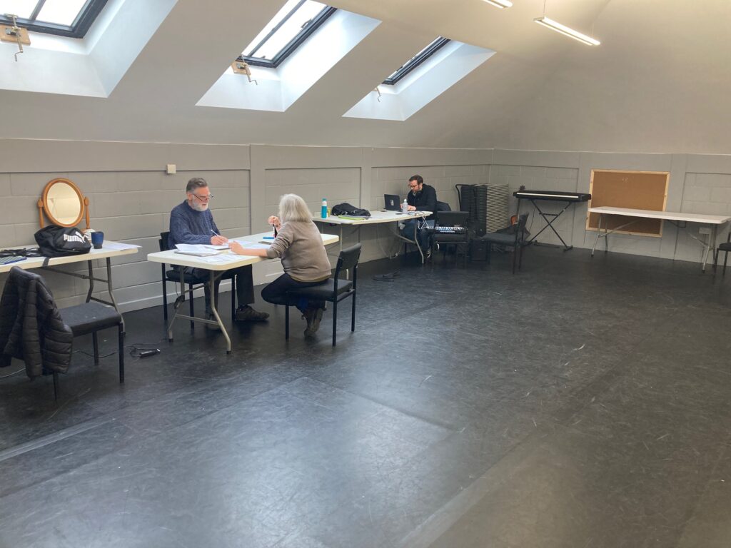 The glamorous rehearsal room at Theatre by the Lake