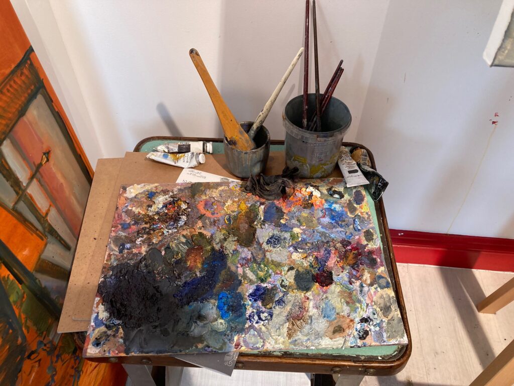 Jim's paintbrushes