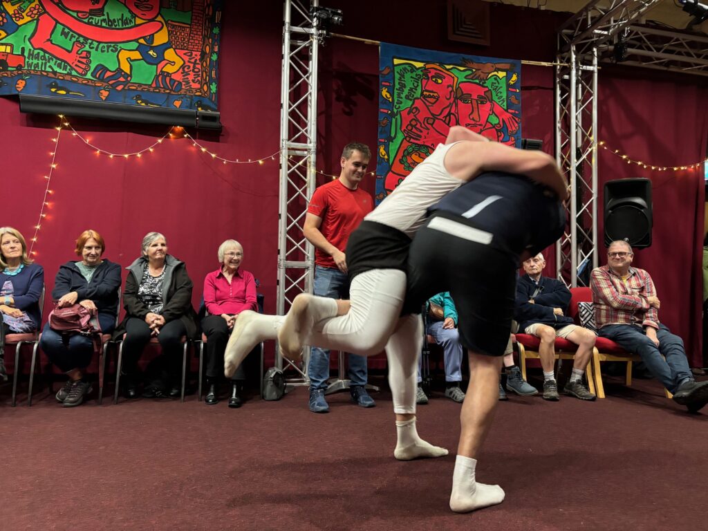 Alfie and Jack demonstrating at Florence