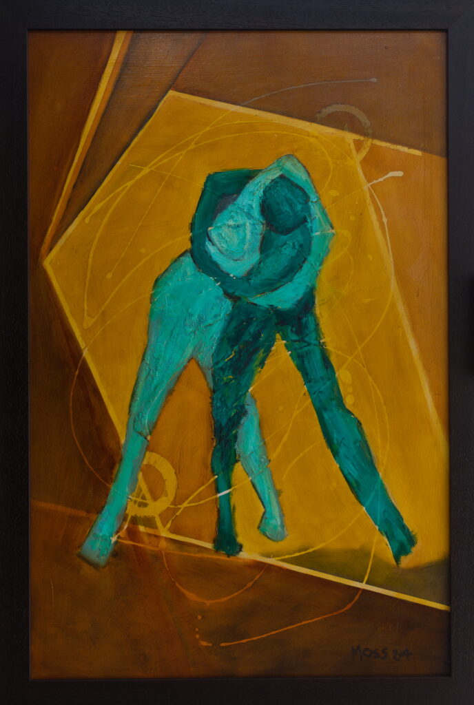 Wrestle Blue by Janet Moss
